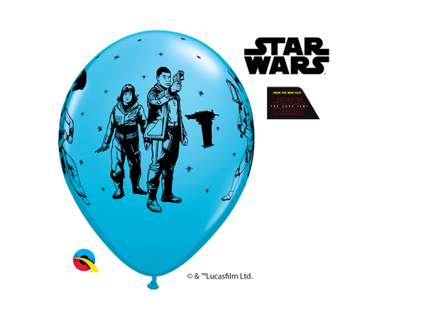 Star Wars: The Last Jedi 25 gummiballonger - 28cm (11")