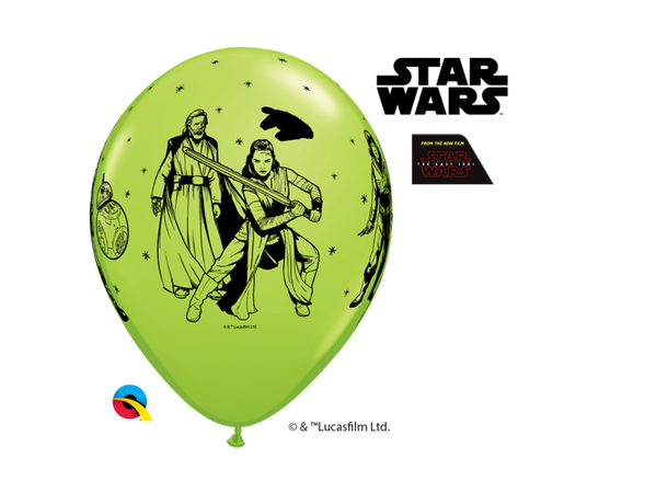 Star Wars: The Last Jedi 25 gummiballonger - 28cm (11")