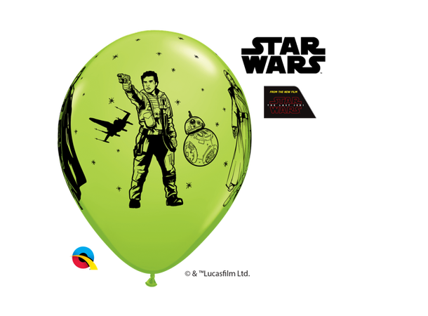 Star Wars: The Last Jedi 25 gummiballonger - 28cm (11")