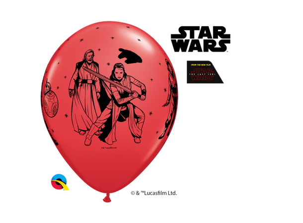 Star Wars: The Last Jedi 25 gummiballonger - 28cm (11")