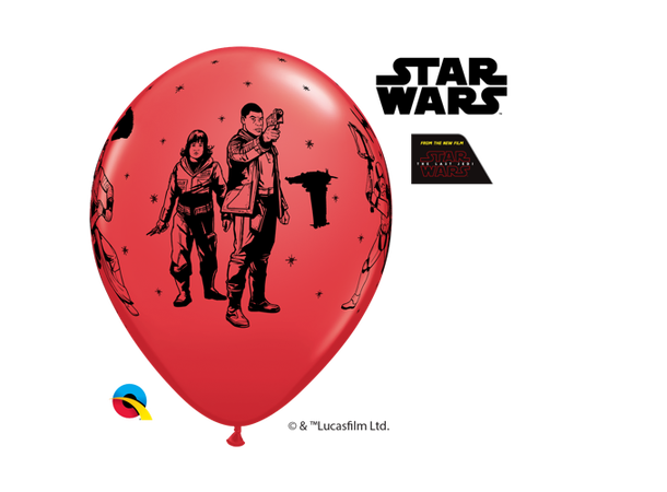 Star Wars: The Last Jedi 25 gummiballonger - 28cm (11")