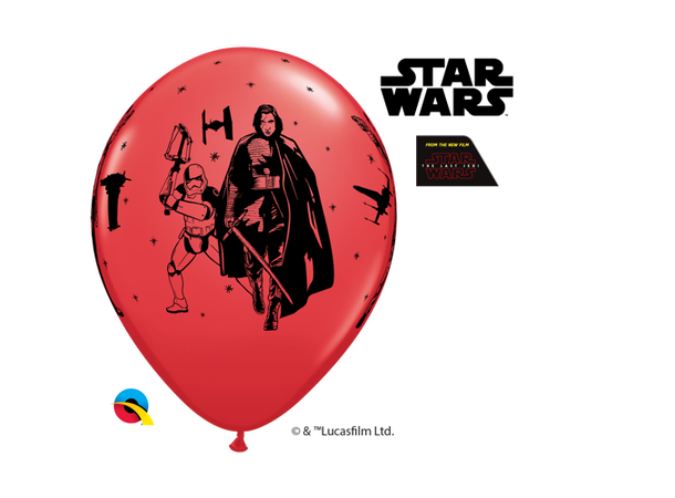 Star Wars: The Last Jedi 25 gummiballonger - 28cm (11")
