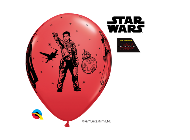 Star Wars: The Last Jedi 25 gummiballonger - 28cm (11")