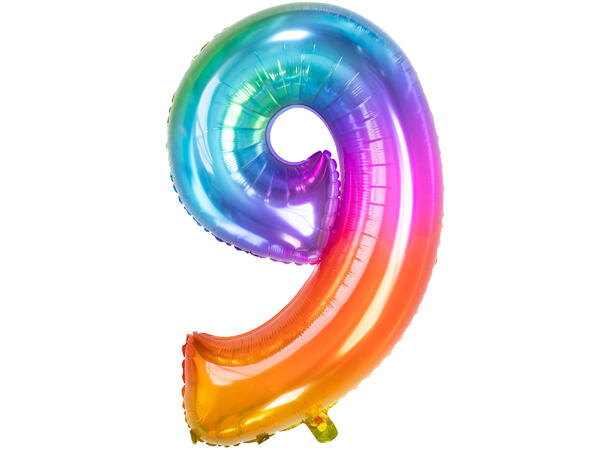 Tallballong - Yummy Gummy - 9 1 Folieballong - 86cm (34")