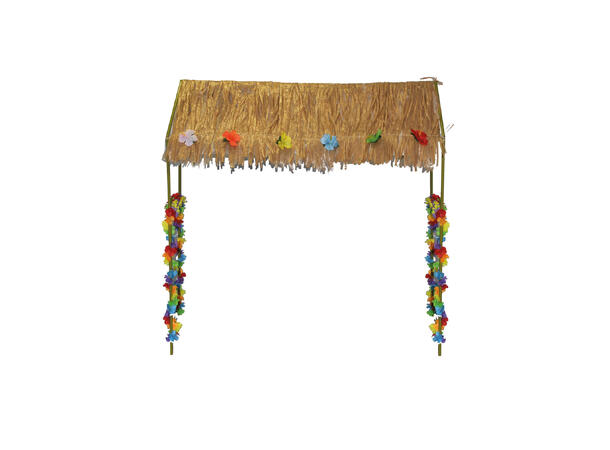 Tikibar Hawaii - Bordmodell Naturfarget - 139x142x55cm 