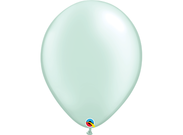 16R Pearl Mint Green PT 50 gummiballonger - 41cm (16")