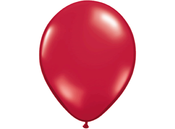16R Ruby Red JT 50 gummiballonger - 41cm (16")