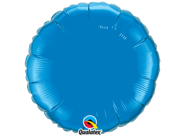 18R Sapphire Blue (Bulk) 1 Folieballong - 46cm (18")