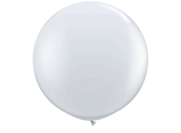 3ft Diamond Clear JT 2 gummiballonger - 91cm (3ft)