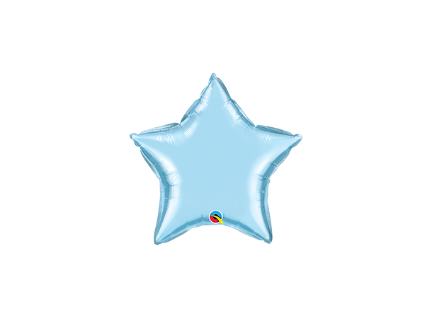 4ST Pearl Light Blue (Bulk) 1 Folieballong - 10cm (4")