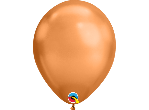 7R Chrome Copper 100 gummiballonger - 18cm (7")