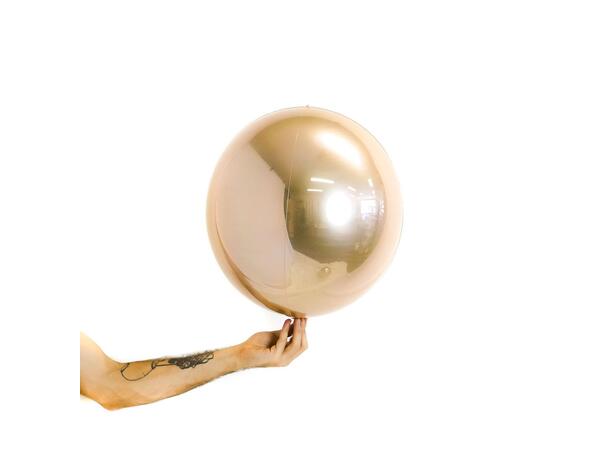 Ballongball folie - Lys Rosegull 1 Folieballong - 35cm (14")