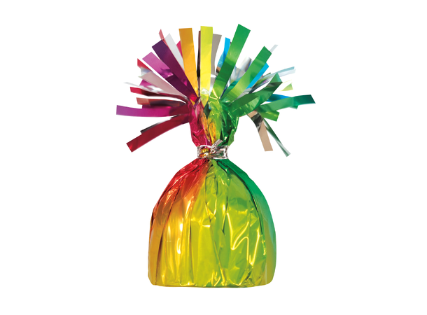 Ballongvekt - Folie - Regnbue 1 Ballongvekt - 175g