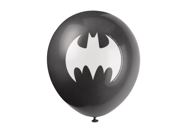 Batman 8 Gummiballonger - 30cm (12")