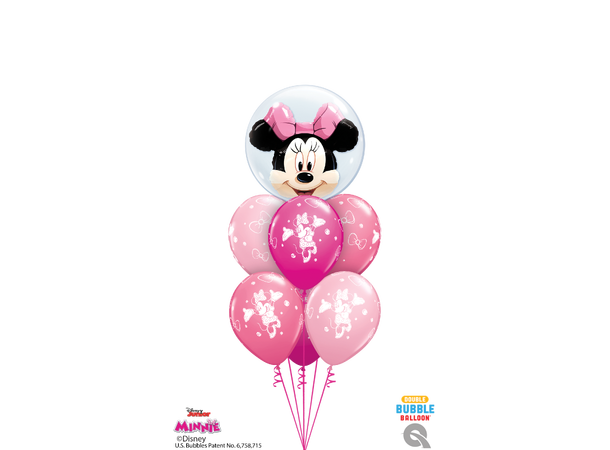 Disney Minnie (Pink, Wild Berry Rose) 25 gummiballonger - 28cm (11")