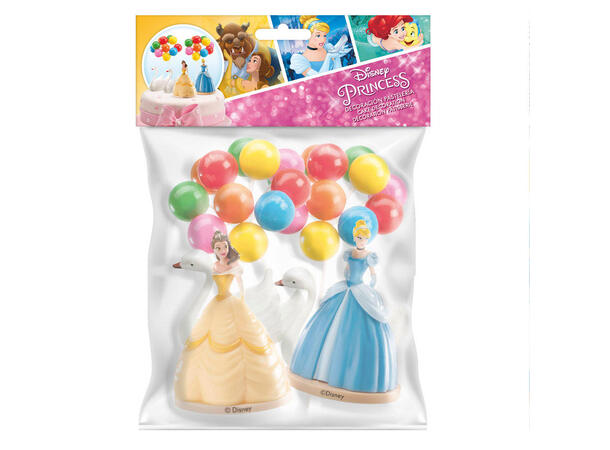 Disney Prinsesser - Kakedekorasjon 6 kakefigurer i plast