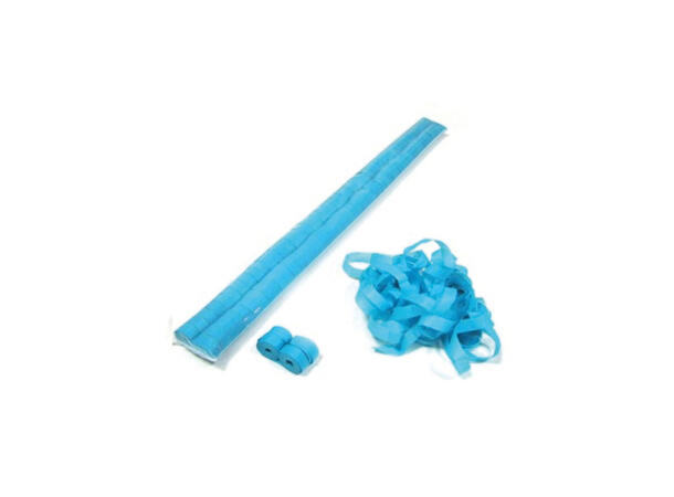 Flammesikre papirremser - Lys Blå 20 ruller med streamere - 50cm