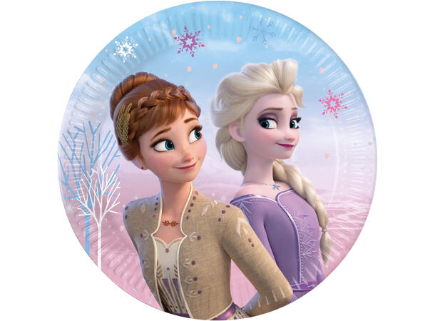 Frozen 2 Wind Spirit 8 FSC Plastfrie tallerkener i papir-20cm