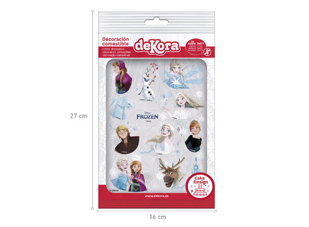 Frozen II 1 Ark med spiselig kakedekor - sukkerfri