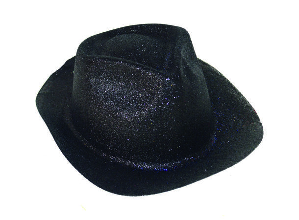 Hatt - Glitter - Sort 1 Hatt