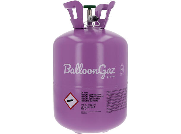 Heliumtank - XL 1 Tank - 50 x 23cm Ballonger