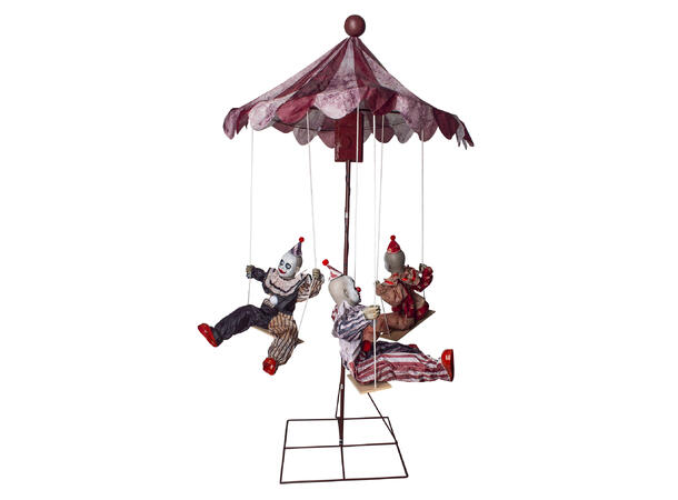 Karusell, Klovner - Lyd, Lys, Bevegelse 1 Figur - 130x220cm