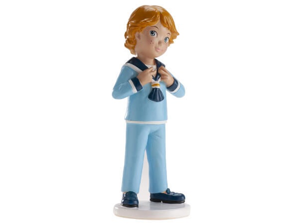 Konfirmasjon - Animert stil - Gutt 7 1 Kakefigur i plast - 16cm