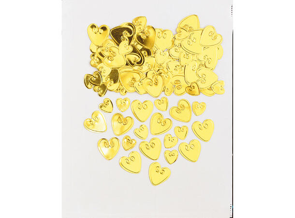Loving Hearts Gold 1 Pose foliekonfetti - 14g