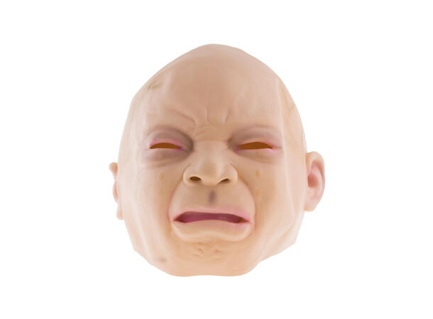 Maske - Gråtende Baby - Latex 1 Maske