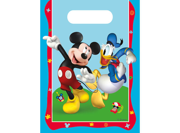 Mickey Rock The House 6 Plastikk Godteposer
