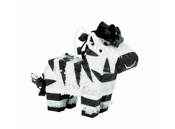 Mini dekorpinata Zebra 1 Dekor pinata - 18x6,5x18cm