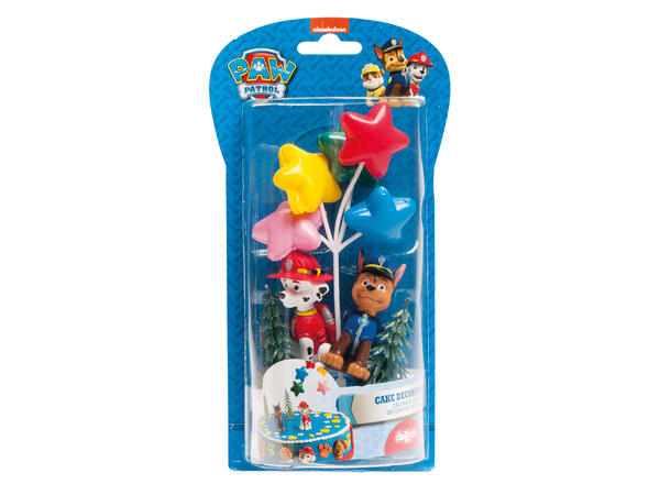 Paw Patrol - Kakedekorasjon 5 kakefigurer i plast