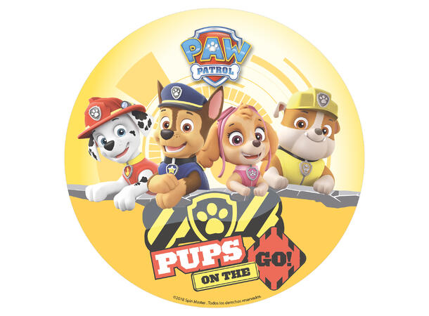 Paw Patrol - Skye, Marshall & Rocky 1 spiselig kakeskilt - 20cm