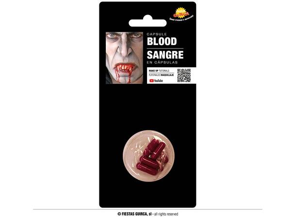 Sminke - Blodkapsel 6 kaplser - 6x0,7 ml 
