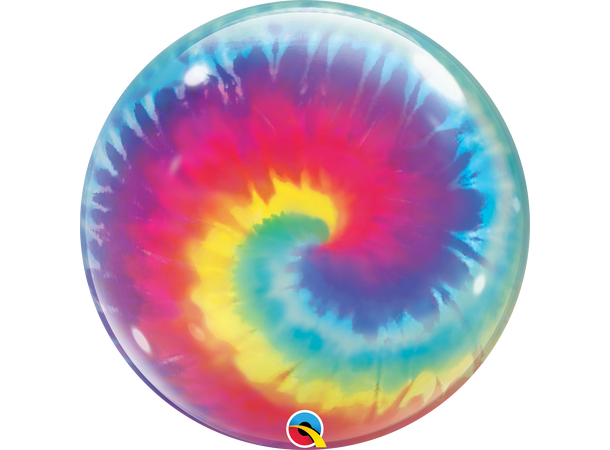 Tie Dye Swirls 1 Bubbleballong - 56cm (22")