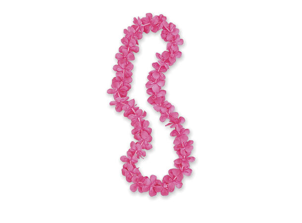 Blomsterkrans - Mørk Rosa 1 Blomsterkrans - nylon - 100cm