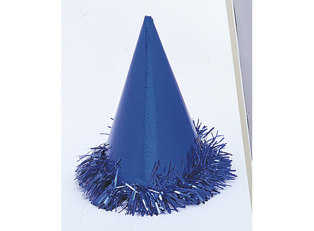 Hatter med Frynser - Folie - Assortert 6 Festhatter i papir