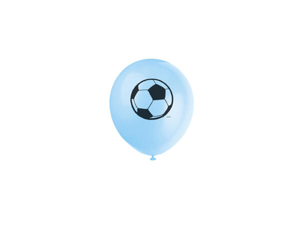 3D Fotball 8 Gummiballonger - 30cm (12")