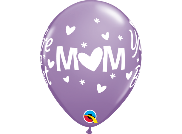M(HEART)M YOU'RE THE BEST 50 gummiballonger - 28cm (11")