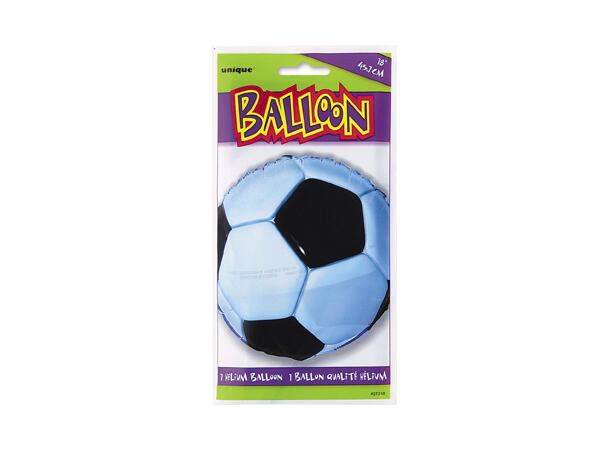 3D Fotball 1 Folieballong - 46cm(18")