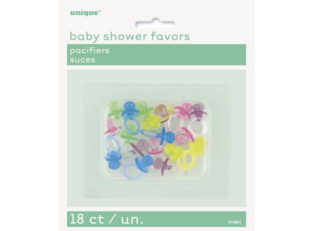 Smokker - Krystall - Assorterte Farger 18 stk - 2,5cm