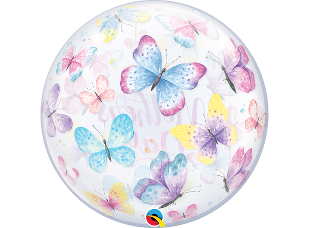 MOTHER'S DAY BUTTERFLIES 1 Bubbleballong - 56cm (22")