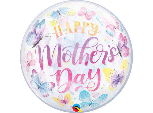 MOTHER'S DAY BUTTERFLIES 1 Bubbleballong - 56cm (22")