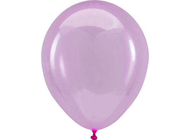 11R - Crystal Clearz™ Magenta 50 Gummiballonger - 28cm (11")