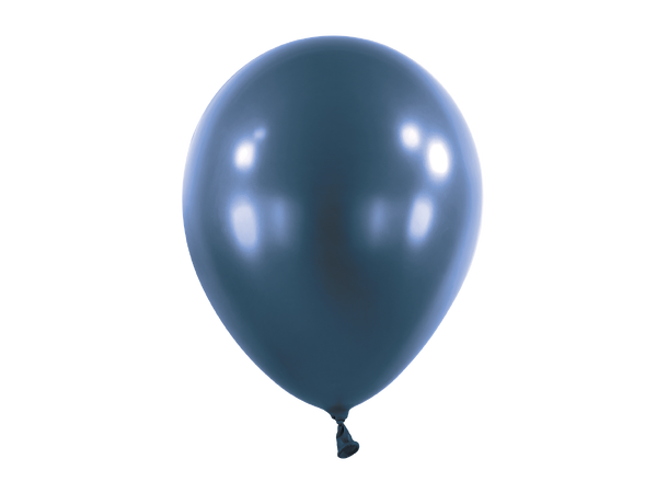 11R - Metallic Navy Flag Blue 50 Gummiballonger - 28cm (11")