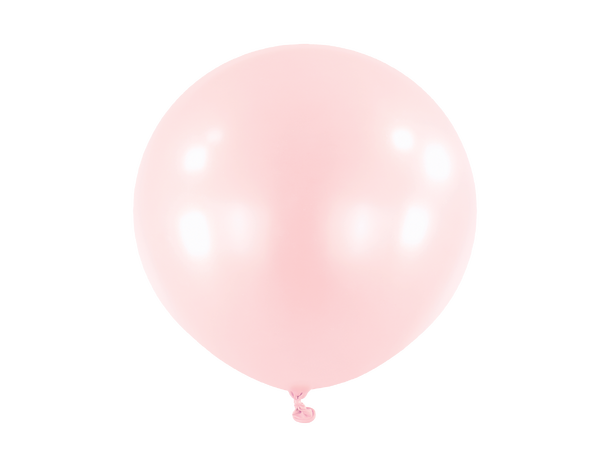 24R - Macaron Pink Rose 4 Gummiballonger - 61cm (24")