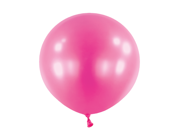 24R - Metallic Hot Pink 4 Gummiballonger - 61cm (24")