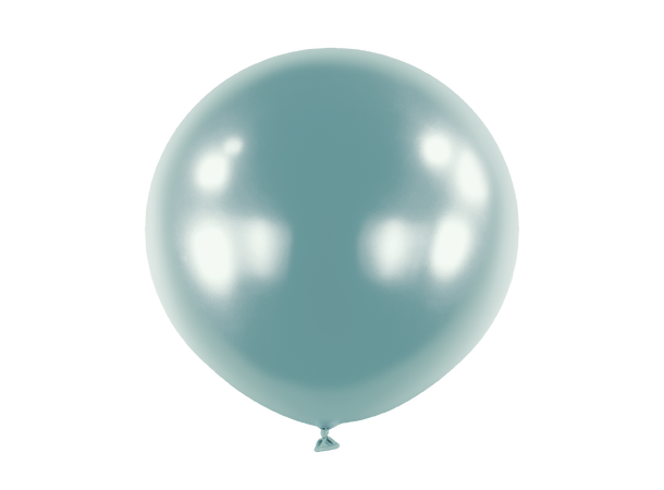 24R - Satin Luxe™ Pastel Blue 4 Gummiballonger - 61cm (24")