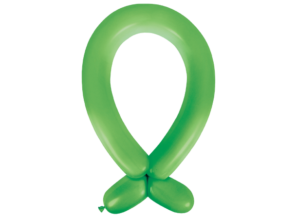 360A - Standard Festive Green 50 Gummiballonger til figurer