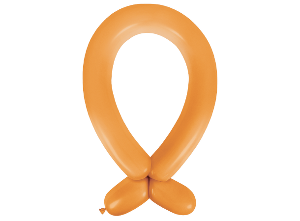360A - Standard Tangerine 50 Gummiballonger til figurer